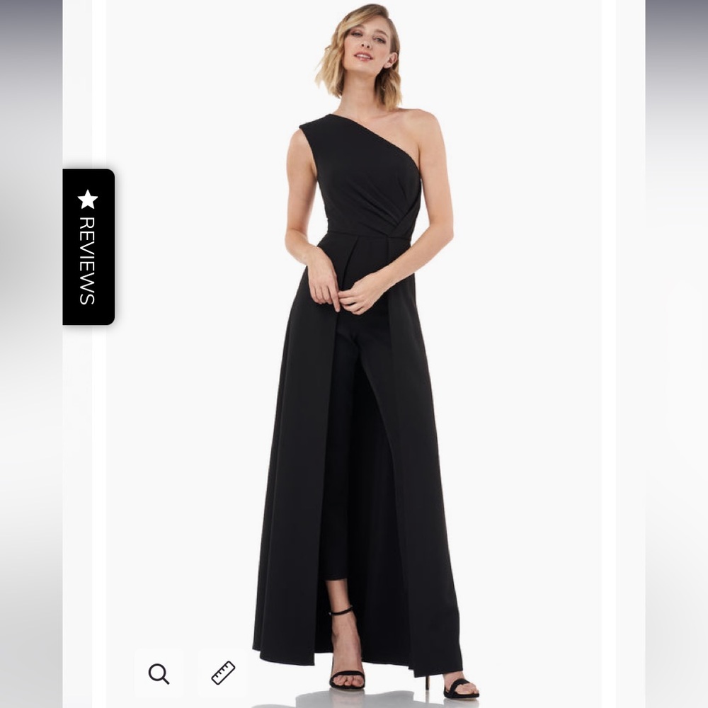 NWT Kay Unger Lilith Walk Thru Jumpsuit